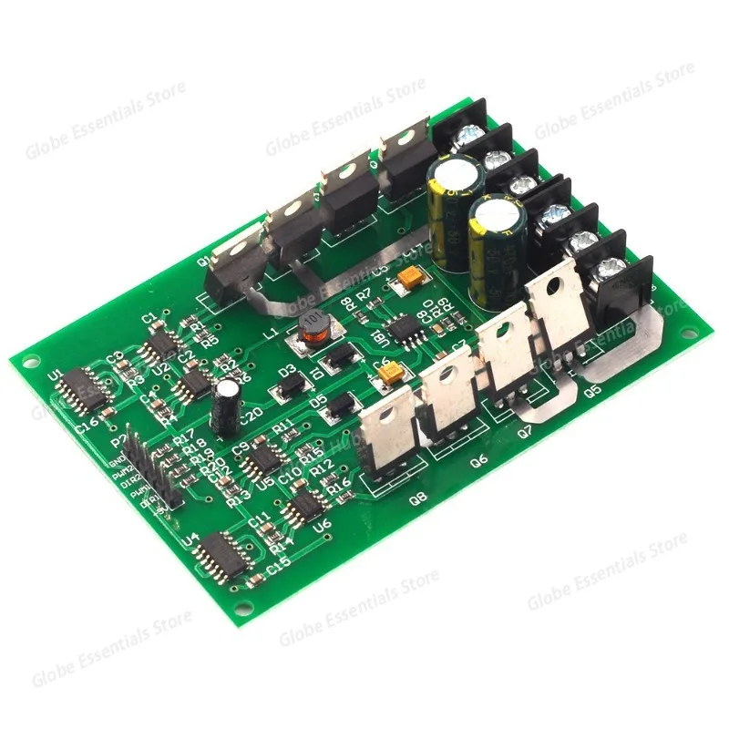 15A Dual Channel Motor Driver Board Module High Power H Bridge DC 3-36V Strong Braking Function Drive Plate
