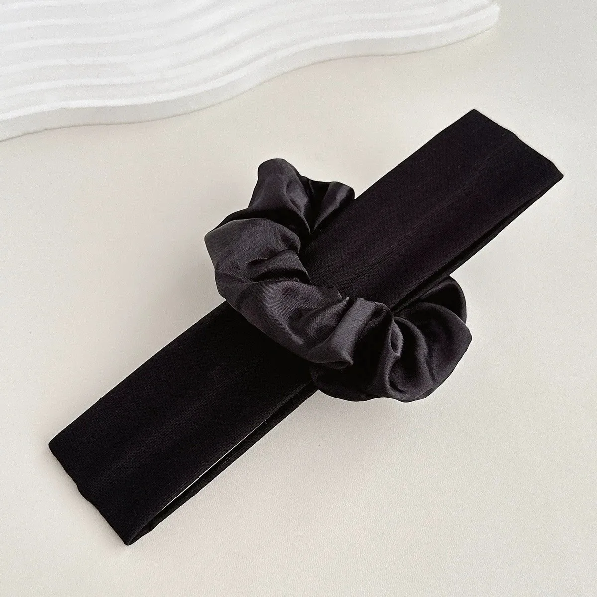 Four Seasons Solide Sport-Stirnbänder für Damen, Fitness, Laufen, Yoga, einfarbig, elastische Haarbänder, Stretch-Haar-Accessoires für Make-up – Detail 7