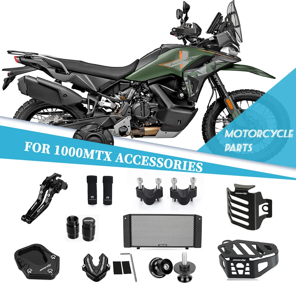 

For CFMOTO 1000MT-X 1000 MTX 2026 Side Stand Enlarger Extension Pad Handlebar Risers Key Cover 1000 MT-X 1000 MTX Accessories