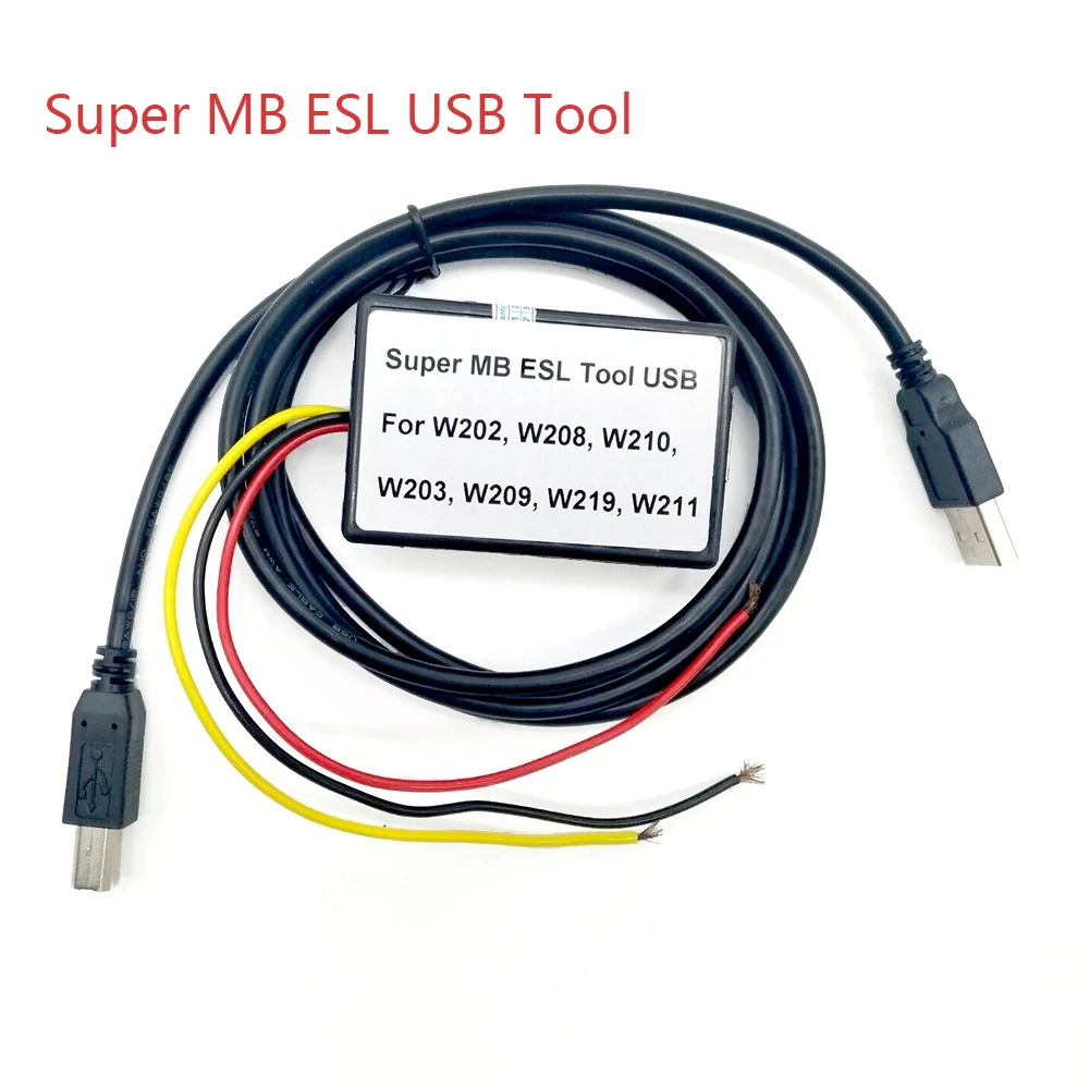 Super MB ESL USB Tool Unlocks Reading Program Necessary To Work Via Vable W202 W208 W210 W203 W209 W219 W211 New Models