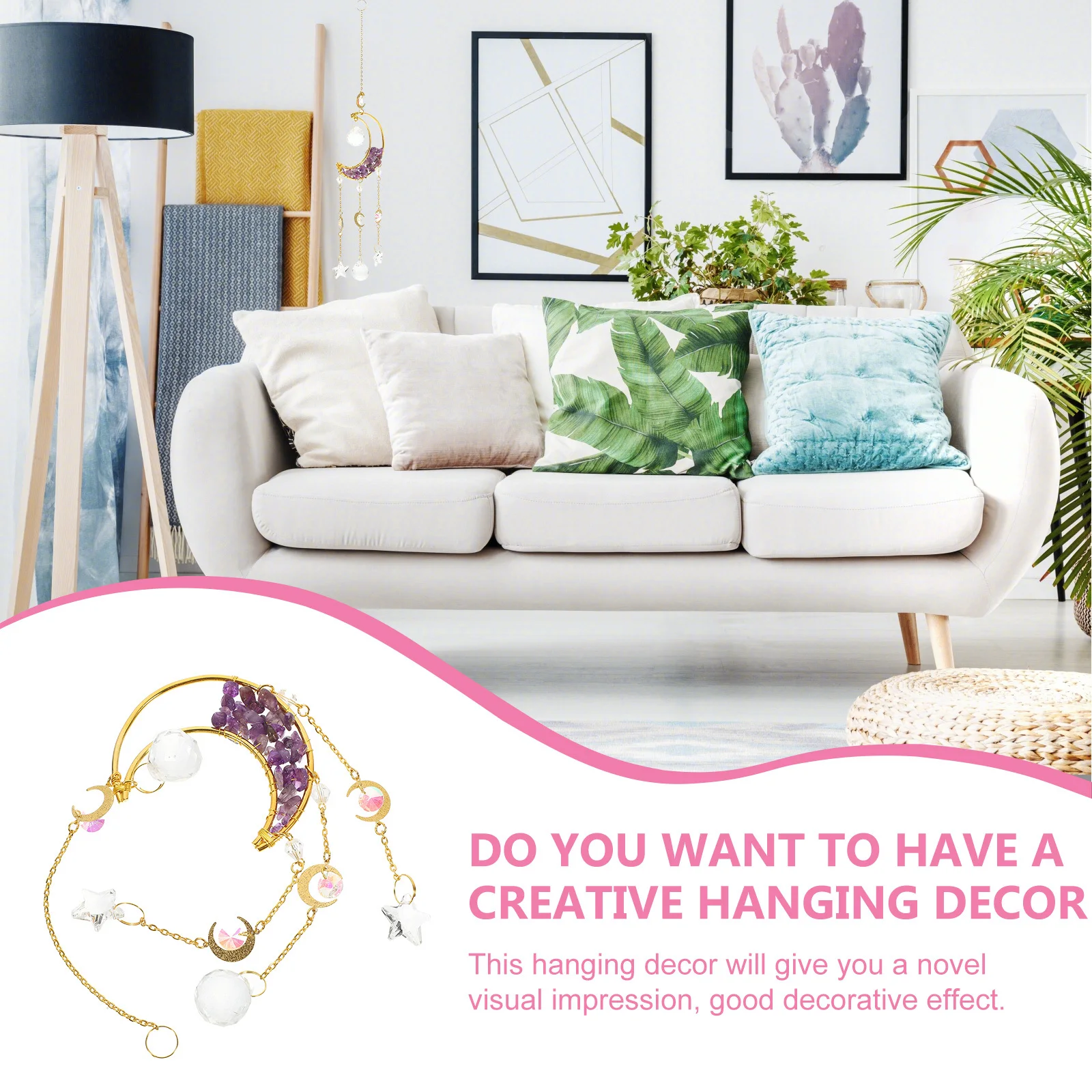 

Clock Glass Hanging Sun Catcher For Window Home Decor Garden Decoration Rainbow Wind Chime Ornament Gift