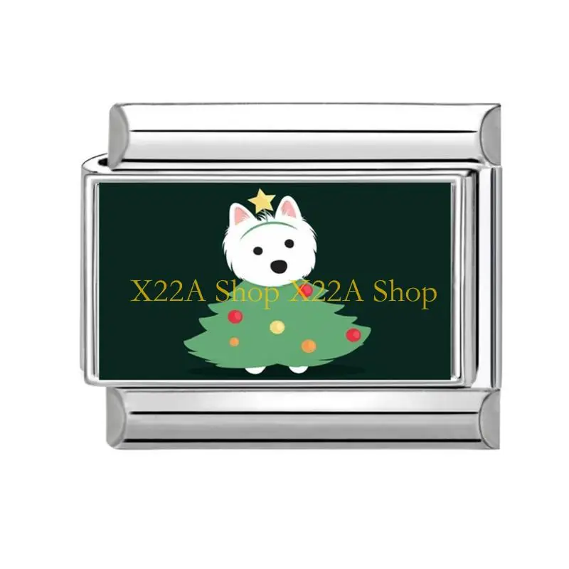 Unique Christmas Beads Charm Link Fashion Accessary Modular Bracelet Making Supplies