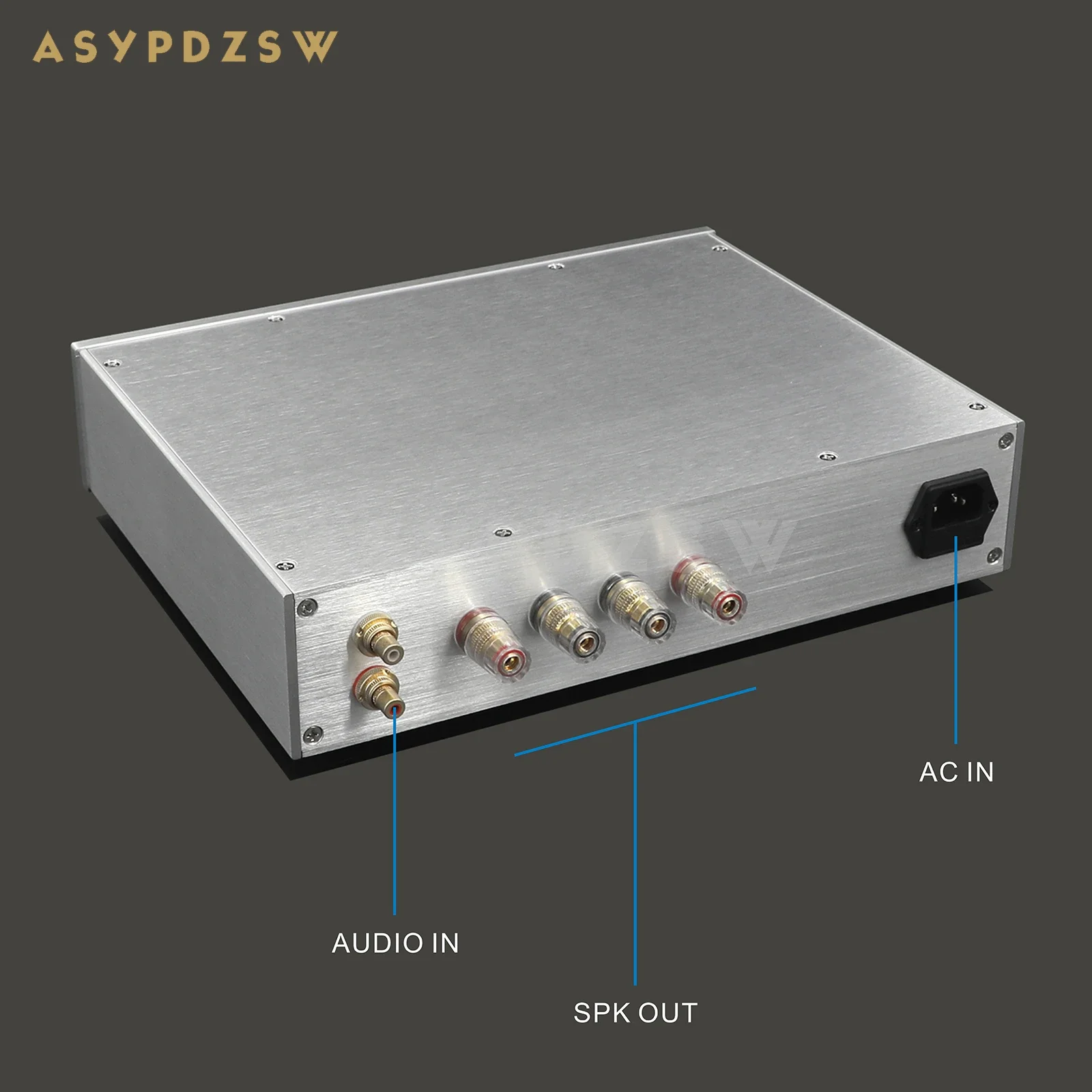 ASYPDZSW HIFI SYM5-3 High Bias Class AB Power amplifier Base on Symasym5-3 Amplifier 100W 8ohm