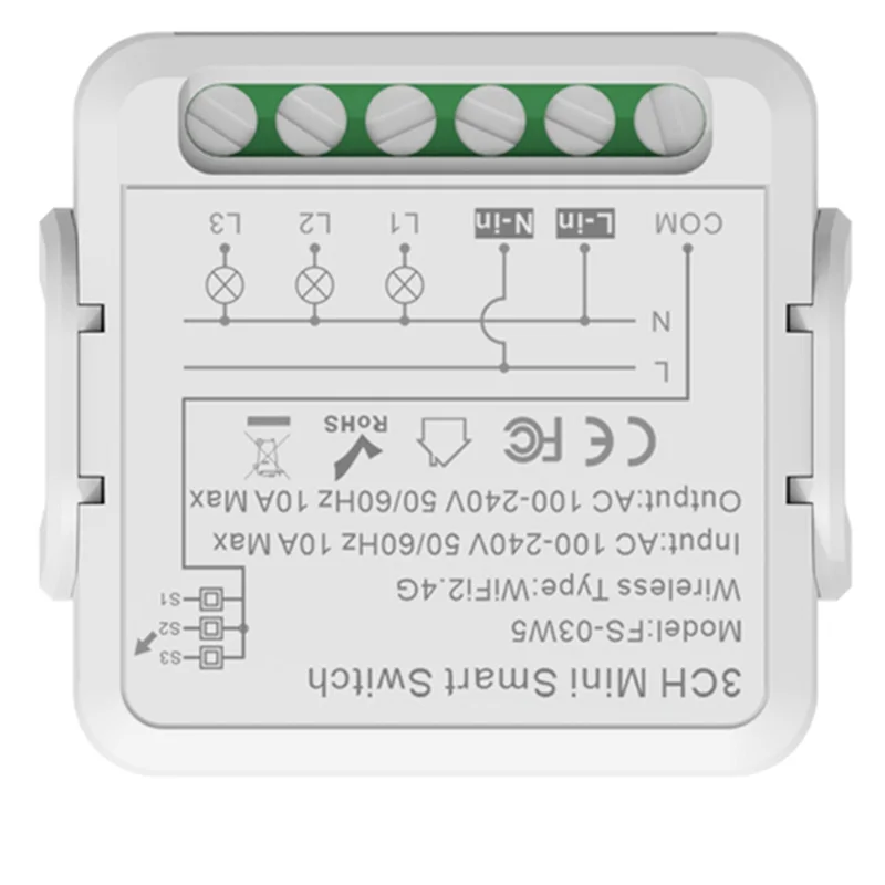 

ABKO-Mini Модуль штор Zigbee Модуль переключателя штор Модуль штор TUYA Голосовой переключатель