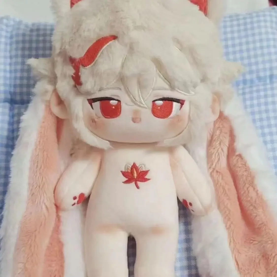 Kaedehara Kazuha 20cm Cotton Dress Up Doll Genshin Impact Cartoon Dressing-up Plush Puppet Girls' Children's Cute Gift Toys