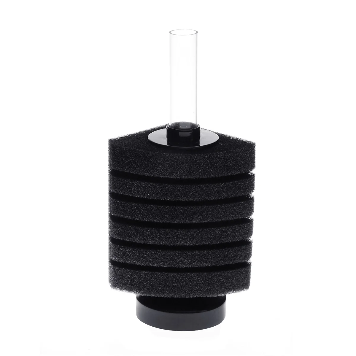 Aquarium Fish Tank 6-Layer Sponge Biochemical Water Corner Filter (Black) Water Filter Fish Tank Water Filter