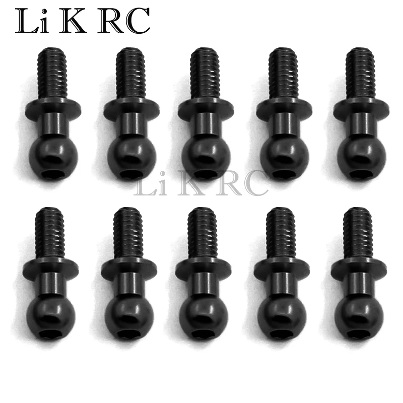 

10Pcs M3 Metal Hex Ball Head Screws for Tamiya TT01 TT02 Sakura D5 1/10 RC Drift Car Spare Parts Universal