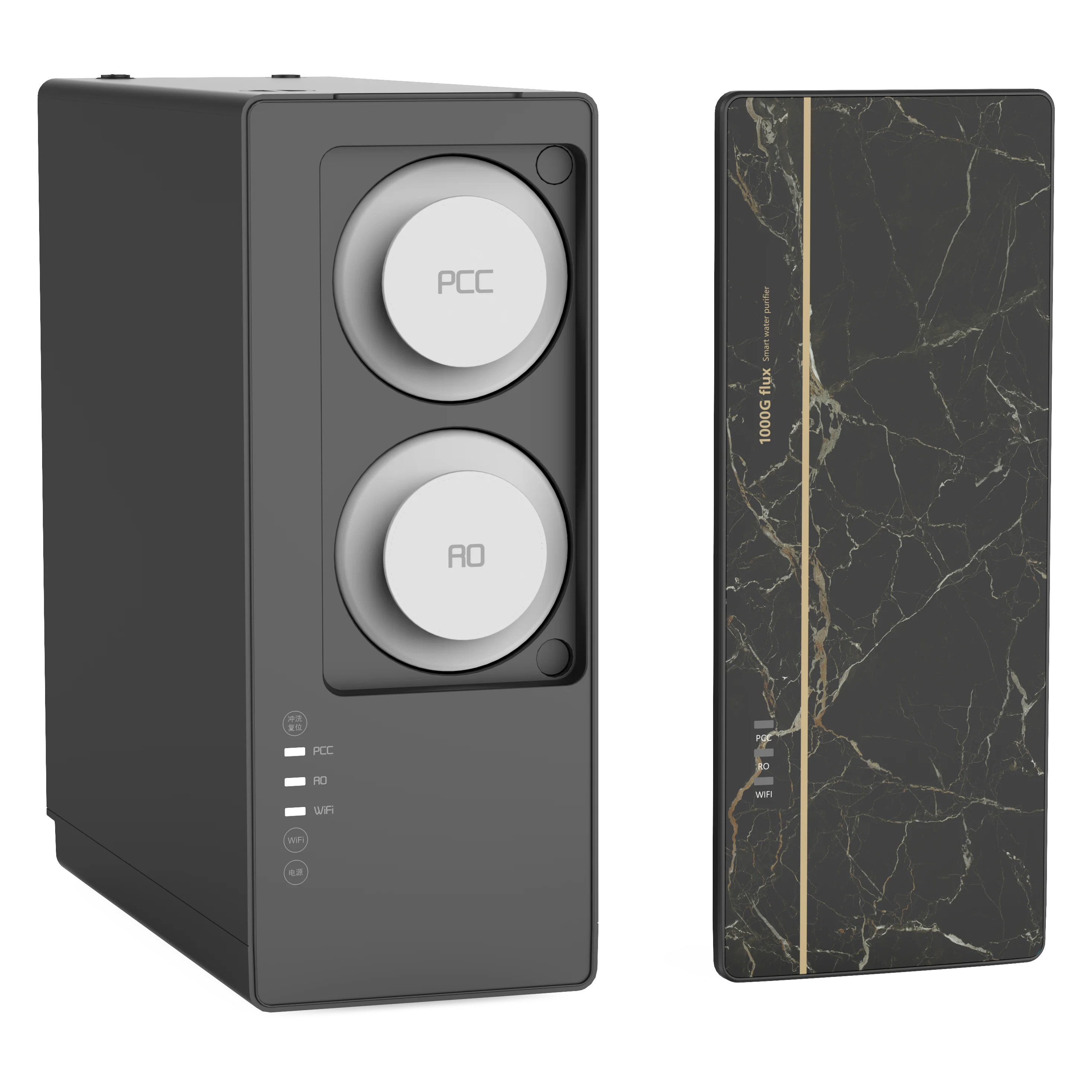 

Фильтр-очиститель для воды с обратным осмосом и генератором водорода 2025 года, устанавливаемый под мойку, с дисплеем TDS, УФ-лампой и краном