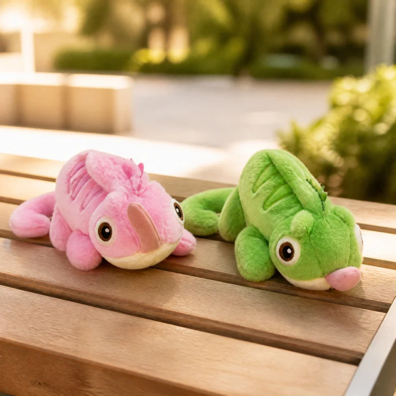 Lying Wild Animal Plush Toy, Cute Chameleon Tiger Lion Deer Stuffed Doll, Soft Fluffy Animal Plushies Home Decor Gifts.