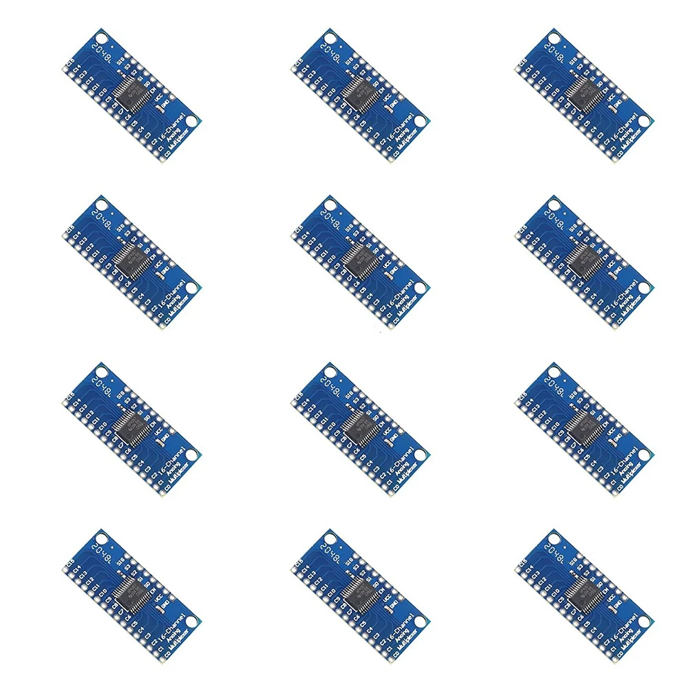 12Pcs CD74HC4067 16-Channel Analog Digital Multiplexer MUX Breakout Board Module CMOS Precise Module for Ardu&Ino DIY