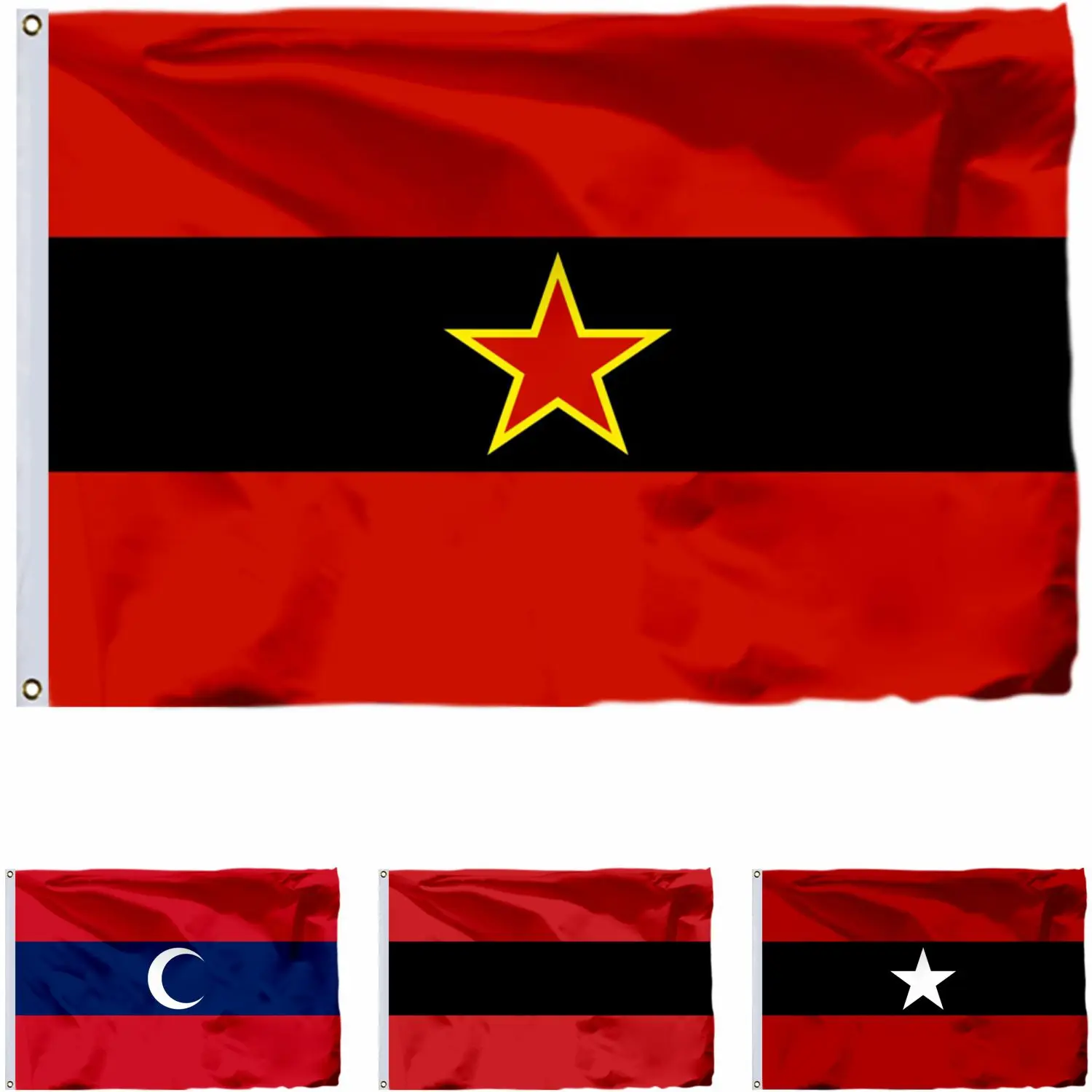 

Albania Civil Ensign 1945 Flag 90x150cm 3x5f Flags and Banner 21x14cm