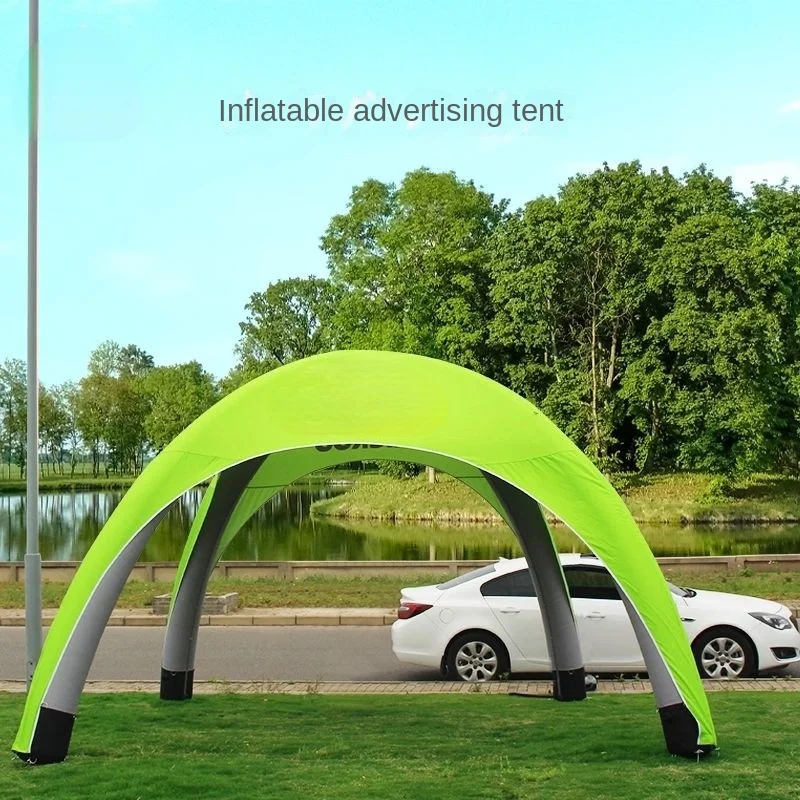 Inflatable tent outdoor free to set up a quick-open sunshade four-legged advertising tent