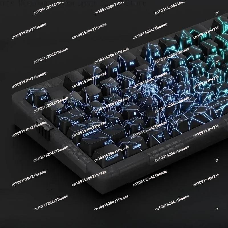 Suitable for  ZH980 Spider Web Mechanical Keyboard 3Mode Wireless Gaming Keyboards RGB Hot Swap Customise Pc Accessories Gifts