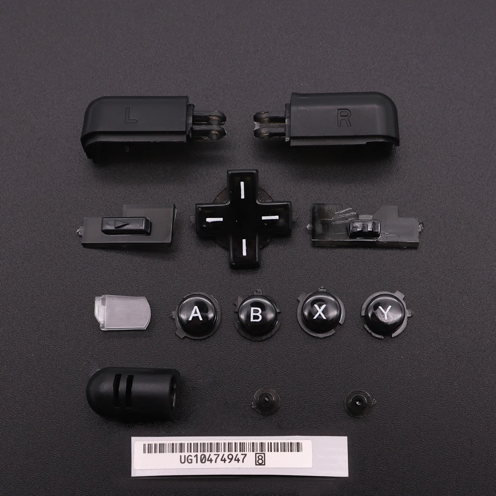 Full Buttons Set A B X Y abxy L R D-Pad Cross Button For Nintend DS Lite for NDSL Buttons & Conductive Rubber