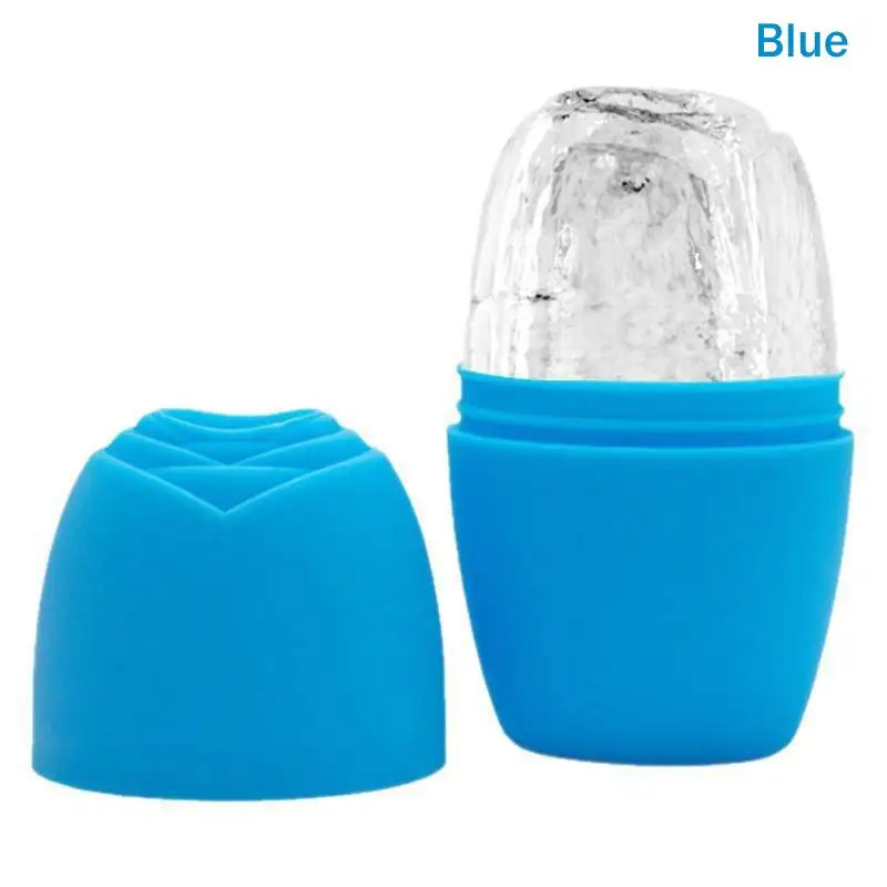 Silicone Ice Roller for Face and Eyes Reusable Facial Massager Cold Therapy Skin Care Tool for Puffiness Reducing at Home