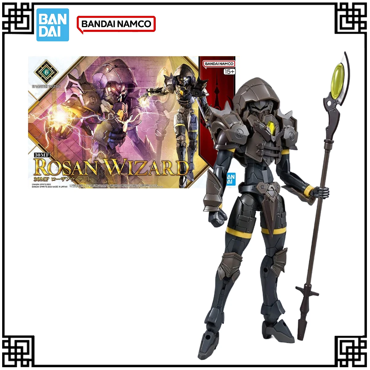 

Bandai In Stock Original 30 MINUTES FANTASY MF ROSAN WIZARD Anime Action Figure Assembly Model Toy Kids Birthday Gift Collection