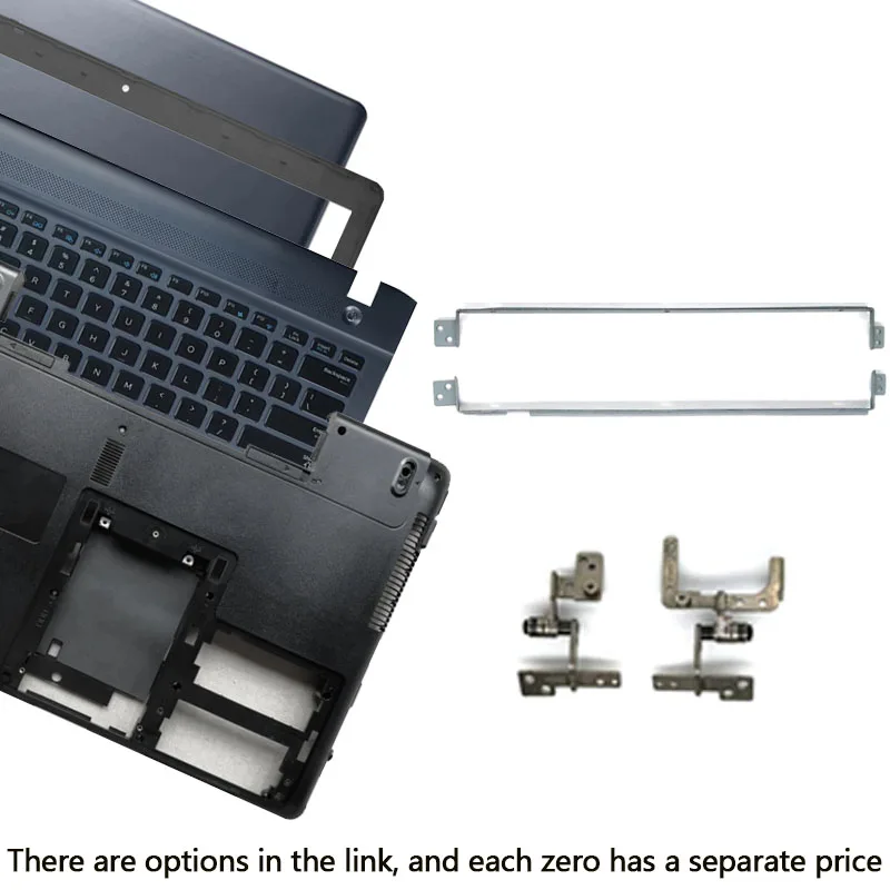 Nova Capa para NP300E4E NP270E4V NP275E4V NP270E4E, Tampa Traseira LCD, Moldura Frontal, Dobradiças, Suporte, Carcaça Preta 14 polegadas