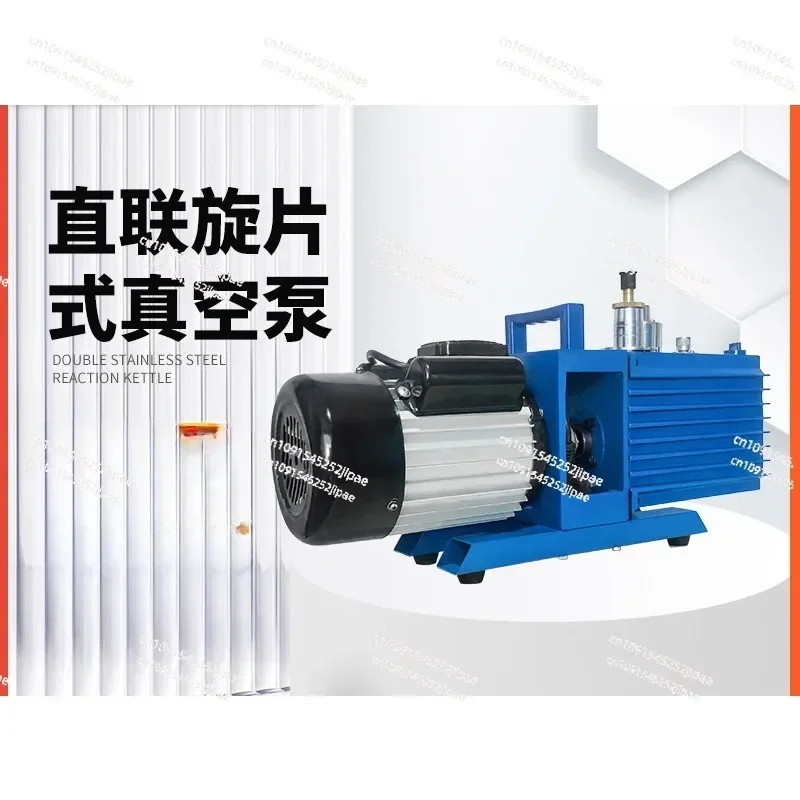 Rotary Vane Vacuum Pump Laboratory Small Bipolar Oil Pump 2XZ-2 Industrial Electric Air Pump