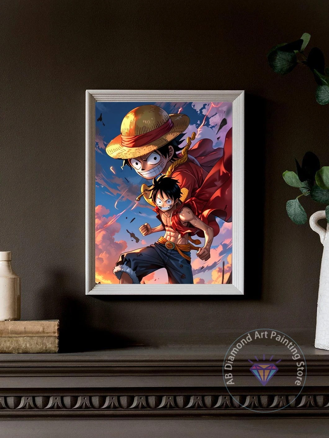 ONE PIECE Diamond Painting Kit Japanese Anime 5D DIY Diamond Embroidery Cross Stitch Handmade Art Gift Crafts Home Decor