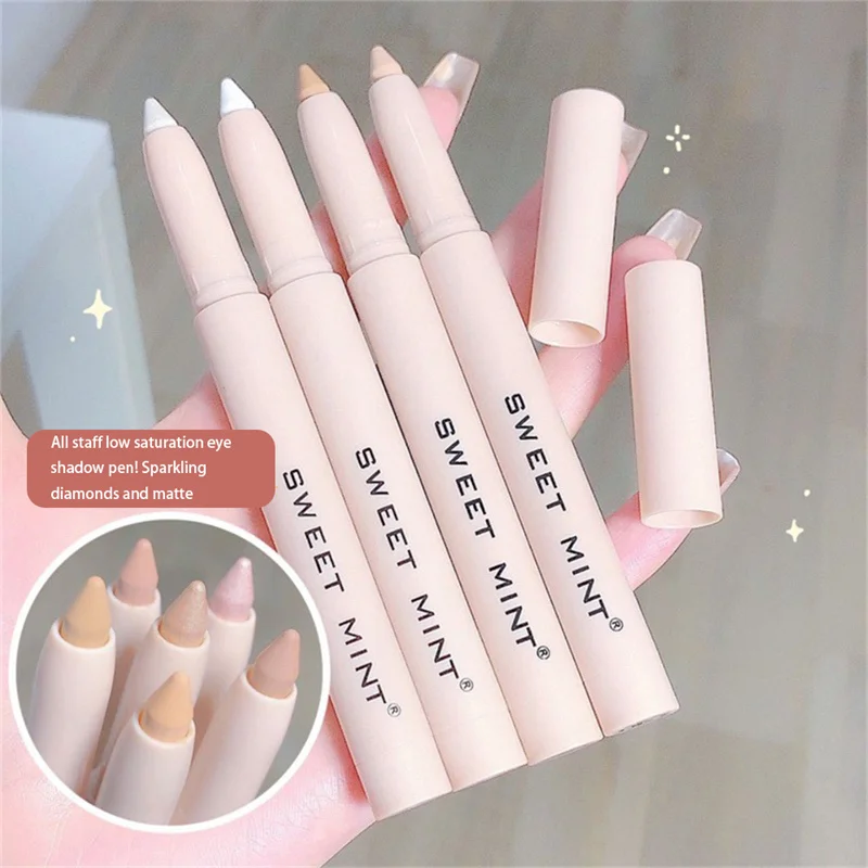 Silkworm Brightening Eye Shadow Pen All-match Makeup Brightening Eye Head Nose Low Security And Rotating Eyeliner Pen