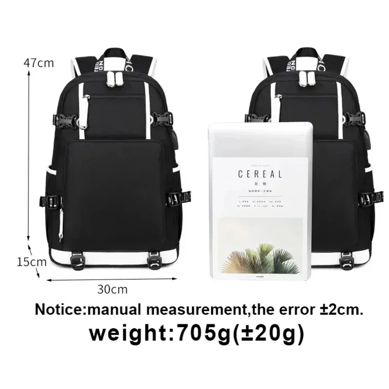 

Anime Jojo Bizarre Adventure Backpack Teenager Multifunction USB Charging Bags Men Women School Bag Travel Mochila H899 KIUU2