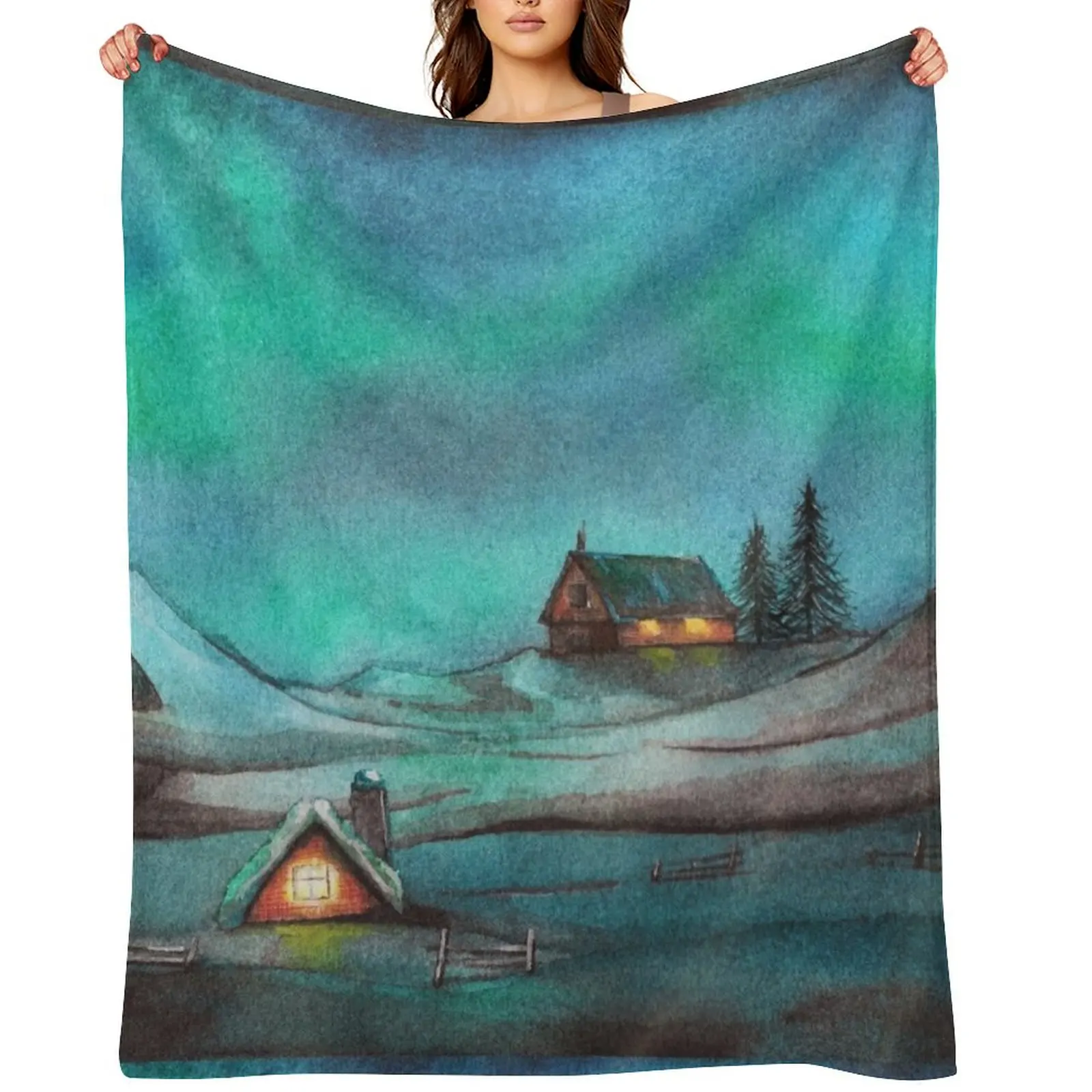 

Jol in Norway Throw Blanket christmas gifts heavy to sleep for winter Warm Blankets
