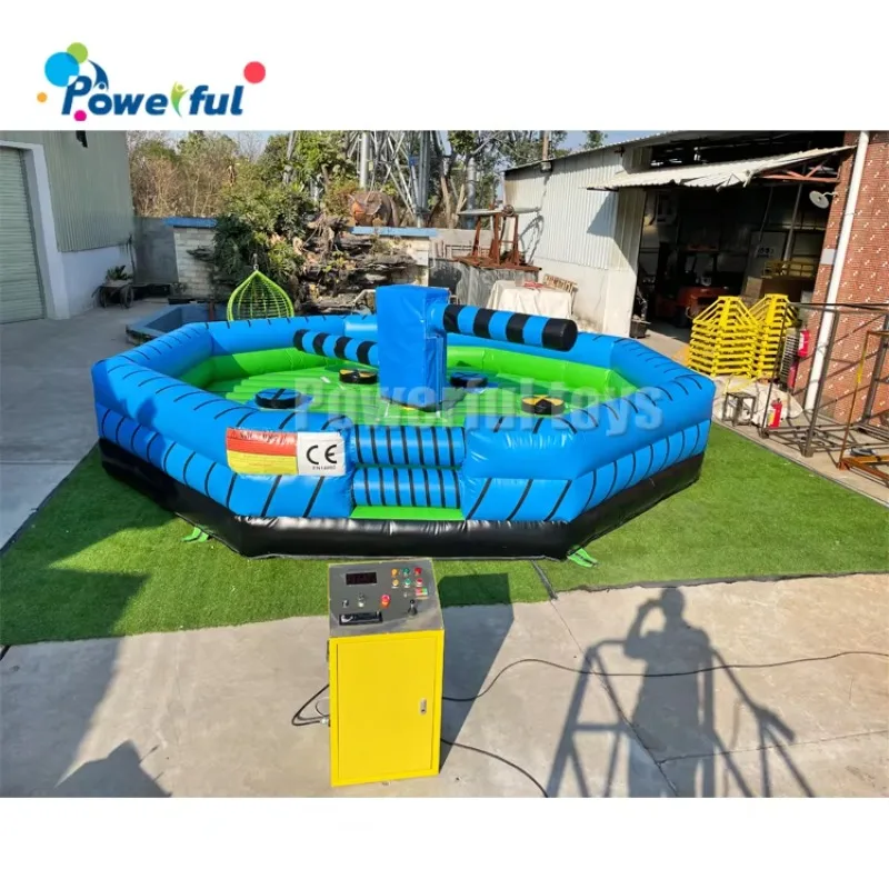 Popular Inflatable Meltdown Game Interactive Team Adult Inflatable Wipe Out Meltdown Games for Events Party