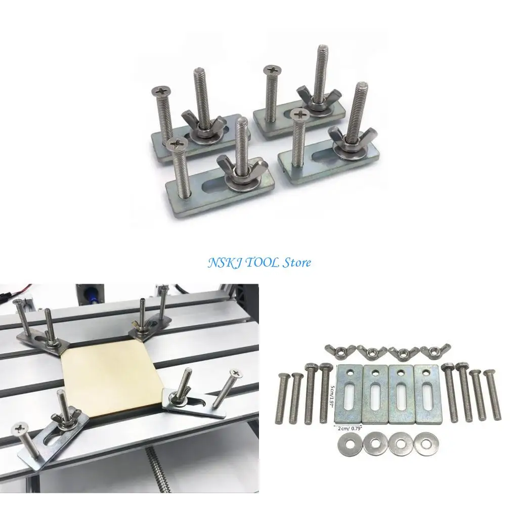 

L8RC нажатие пластины устанавливает настройку CNC-машинизированной машины.