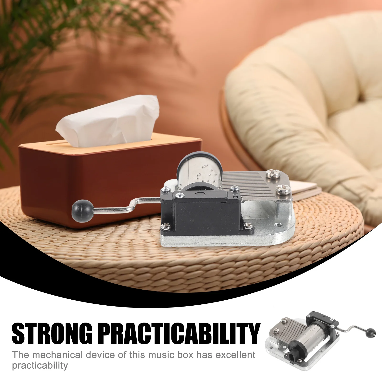 

Effortless Installation Small Musical Box Mechanism for Relaxing Music Enjoyment Music Box Mechanism DIY Musical Movement