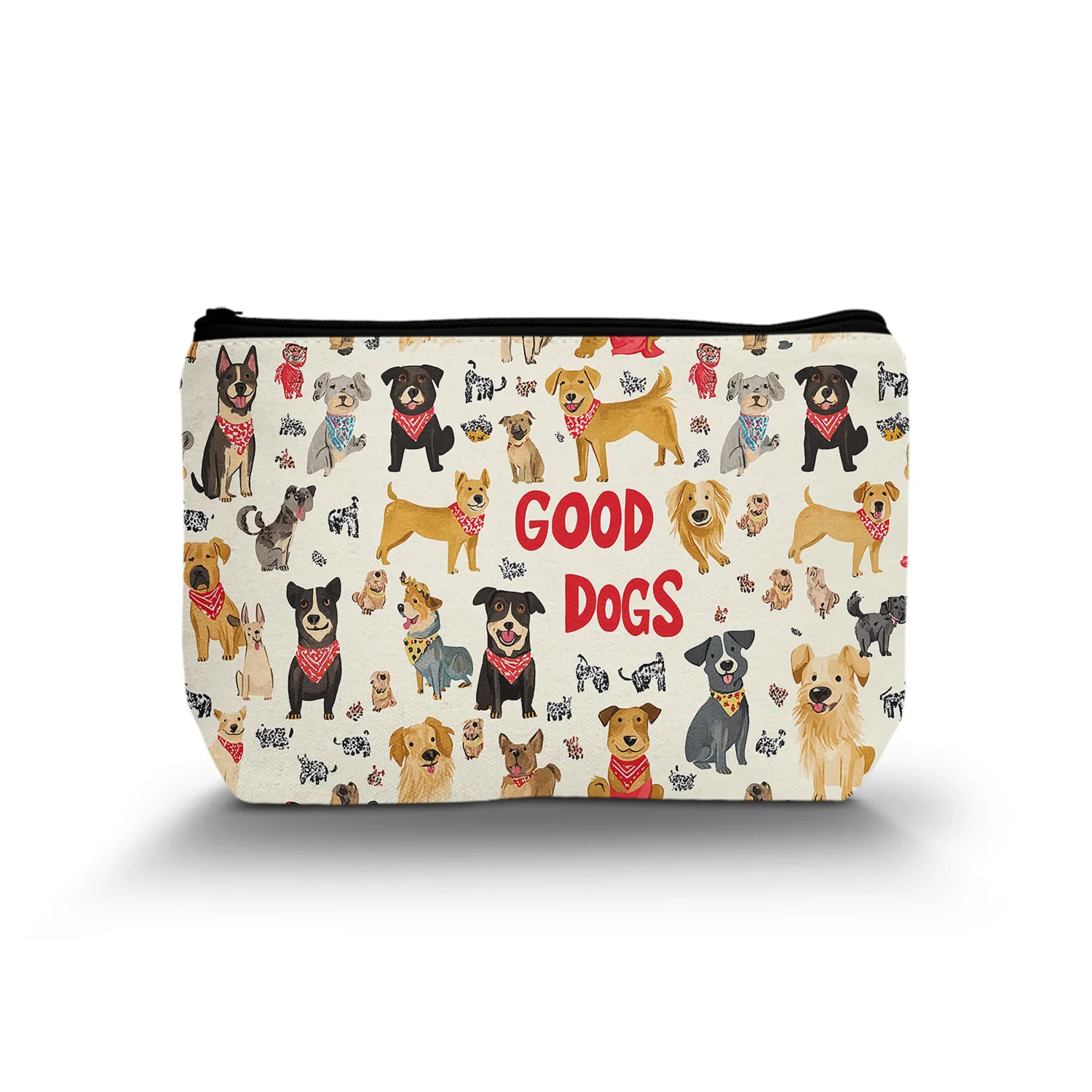 1Pc Dog Makeup Bag Dog Lovers Gifts For Women Pet Lover Gifts Puppy Dog Themed Mothers Day Christmas Birthday Gift Ideas