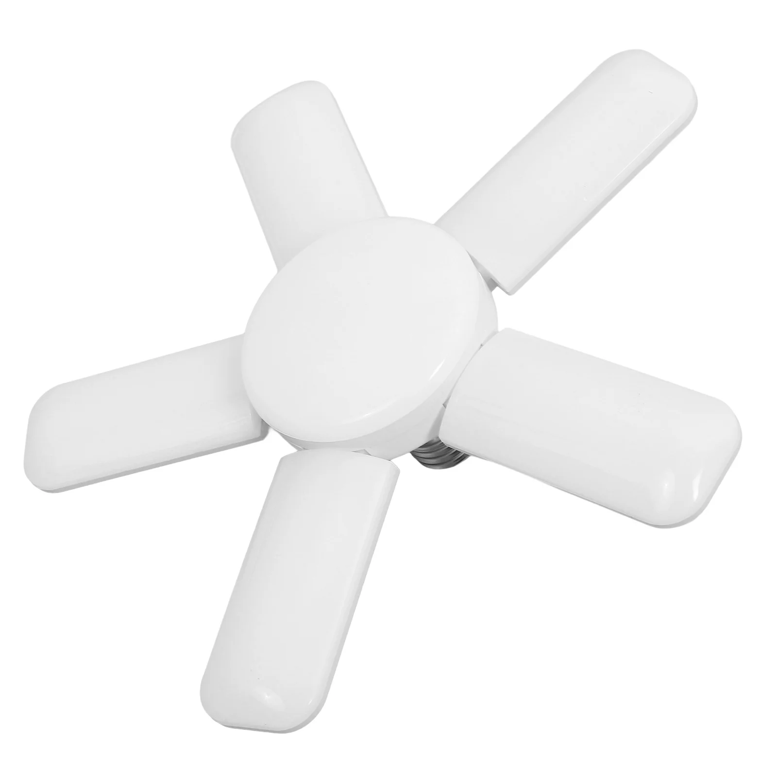 

5 Blades Leaf Light Bulb For Garage Light Foldable Fan Lamp For Home Garage Indoor Lighting Decoration