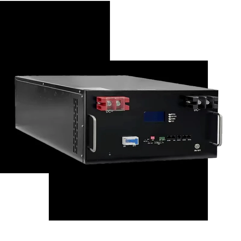 efficiency 5kwh high-voltage lithium-ion solar cell 51.2 volts  energy storage rack-mounted system can communicate