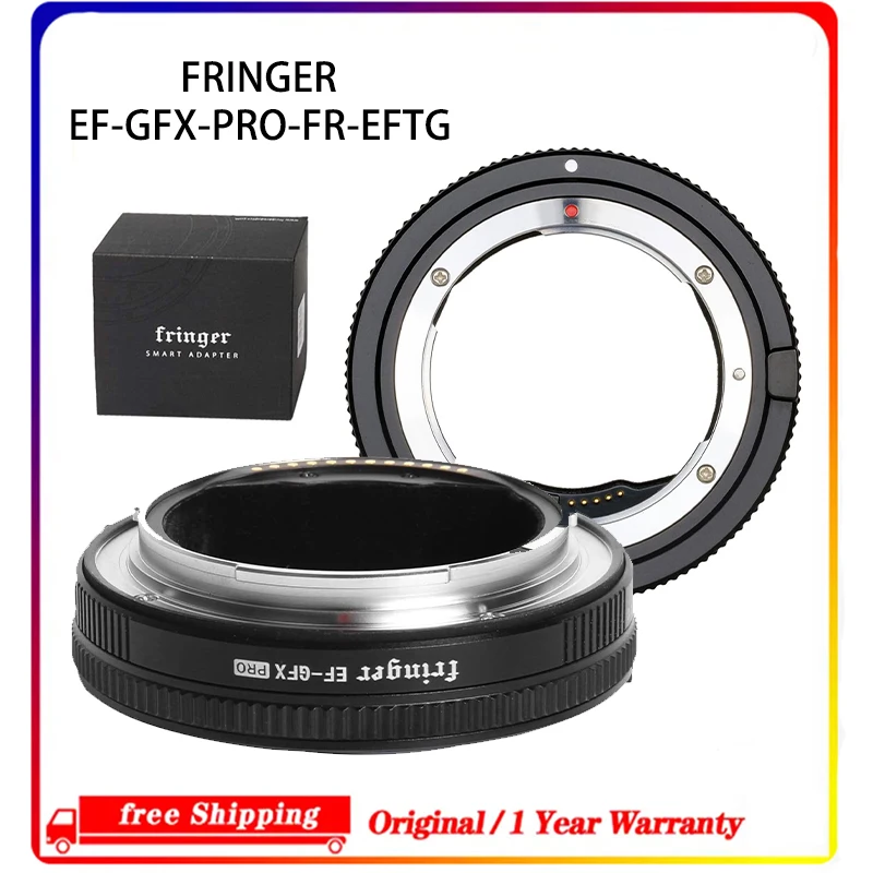 Auto Focus Adapter Fringer EF-GFX Pro FR-EFTG1 For Canon EF Lens Fit Fujifilm GFX100 GFX100S Sigma Tamron EF
