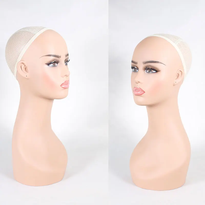 Mannequin Head For Wigs And Makeup Display With Long Neck_voghion.com