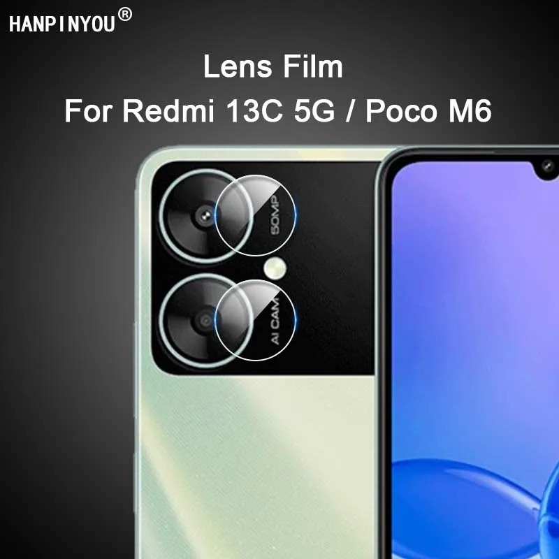 For Xiaomi Redmi 13C 13R Poco M6 5G Ultra Clear Slim Back Rear Camera Cover Lens Protector Guard Soft Film -Not Tempered Glass