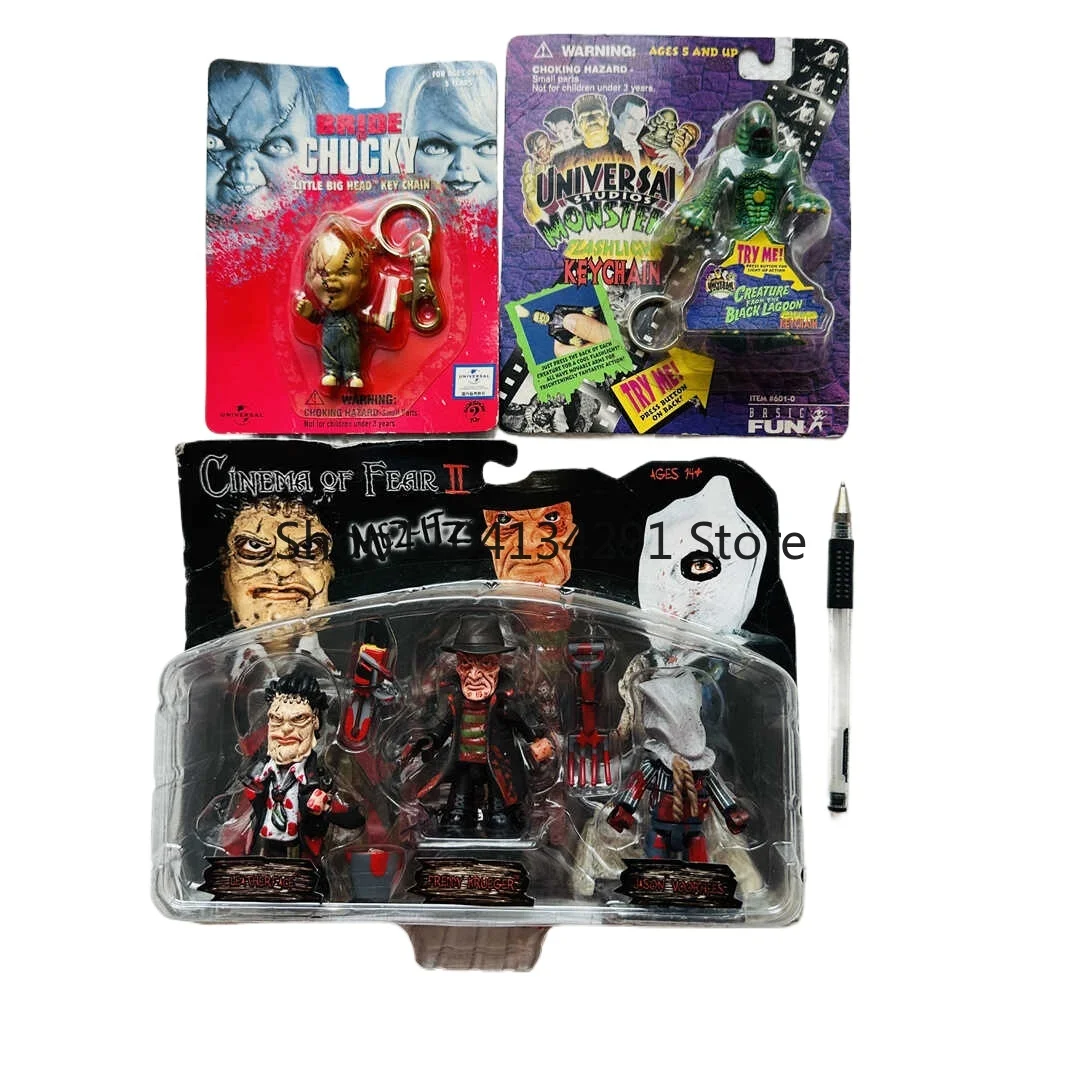 

Оригинальная фигурка Mezco Leatherface Fishman Universal Monsters Jason Freddy Chucky Sideshow, подарок на день рождения, детская игрушка