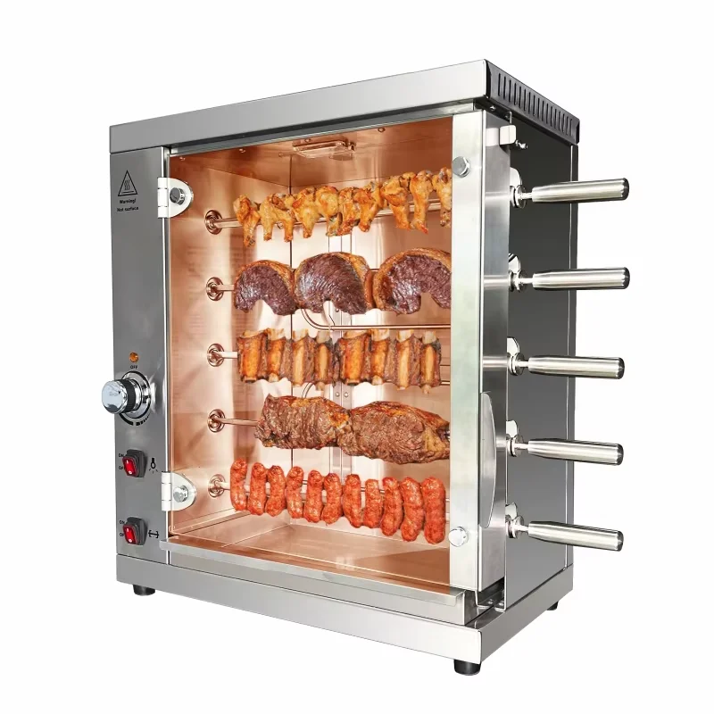 

Chicken Machine Commercial Stainless Steel Grill Large Capacity BBQ Electric Grill Gas Roast Chicken Roast Meat Machine