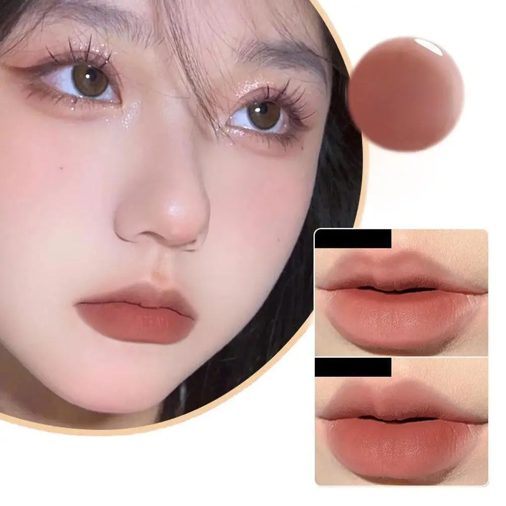 韓国ダブルヘッドリップスティック 2-in-1 マット 6 色リップスティック + リップライナー 長持ちする耐久性のある保湿リップバームメイクアップ