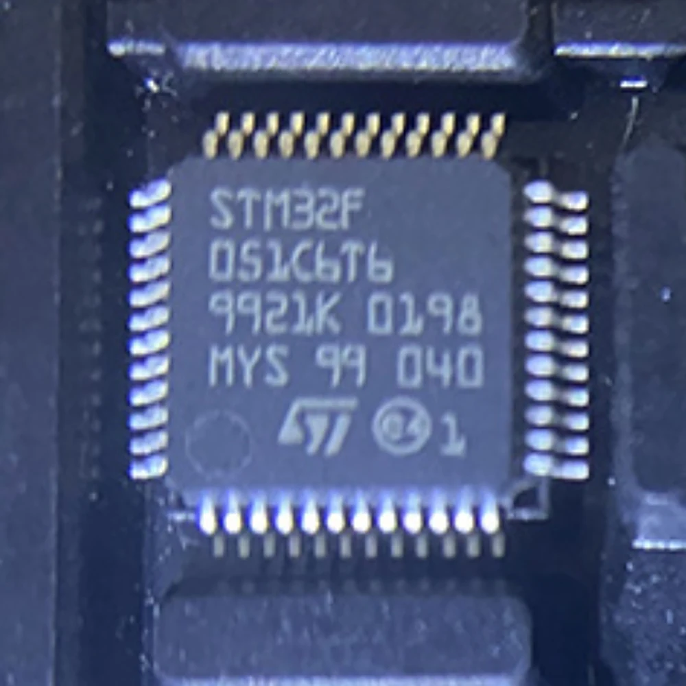 Микроконтроллеры STM32F051C6T6, 10 шт., стандарт ARM-MCU, ARM начального уровня, 32 КБ, от 2,0 в до 3,6 В