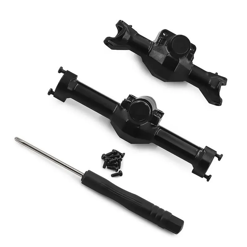 Brass Bridge Shell Front Rear Axles for AXIAL 1/30 SCX30 Ford Bronco 4X4 Metal Upgrade OP Accessories Parts