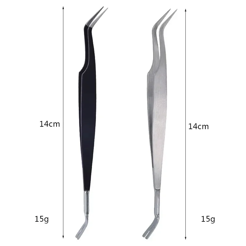 2 In 1 Stainless Steel Tick Remover Tweezers Pet Flea Lice Removal Clip Pet Parasite Cleaning Tool Safe Tick Extractor Tweezers view 6