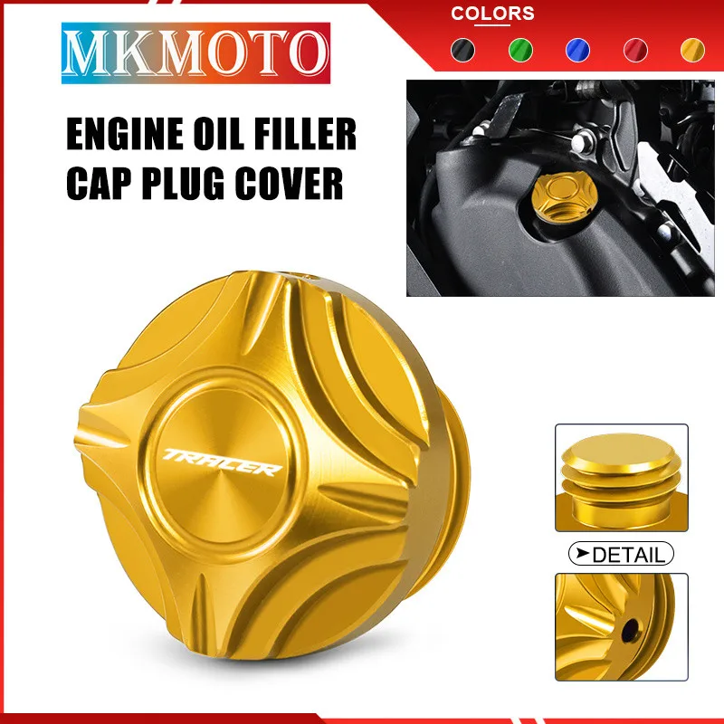 

Motorcycle Oil Filler Cap For TRACER 7GT 9GT Tracer700 900 Tracer 700GT 900GT Engine Oil Filter Cap Plug Bolt Screw Cover tracer