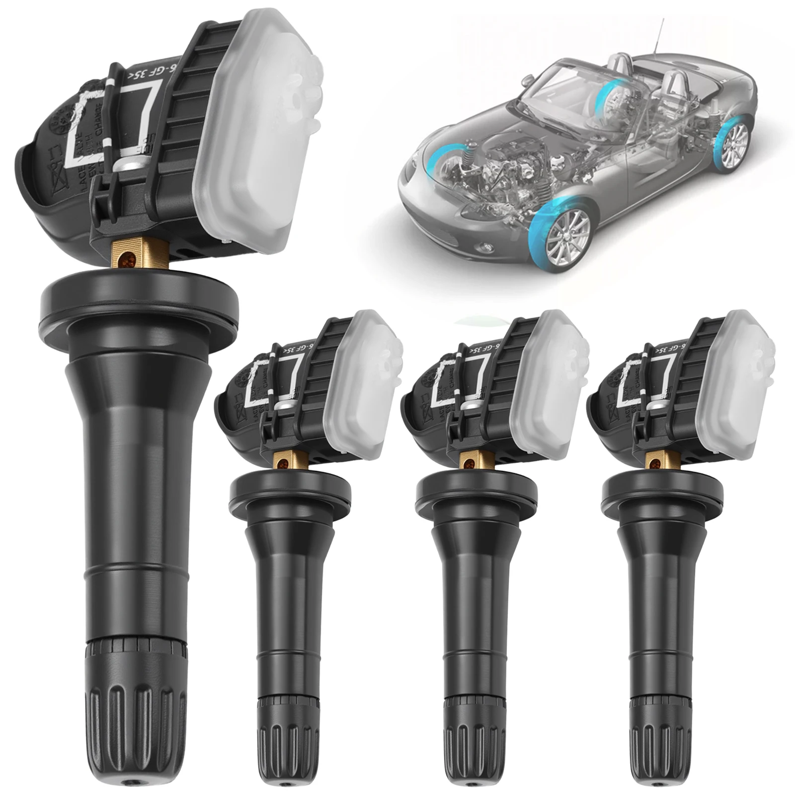 

4 шт. датчик давления в шинах TPMS для B-Max C-Max Focus Ecosport Escape Expedition Explorer F-150 F-Series Tourneo Transit 203683