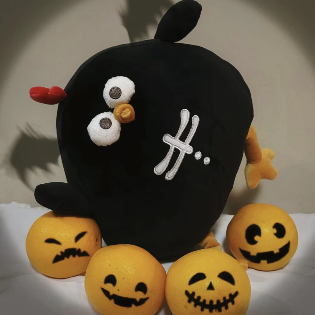Halloween Skelet Kip Cartoon Pompoen Kip Kussen Zacht Knuffel Cadeau Kuiken Pop Sofa Kussen Home Decor Kinderen Geschenken