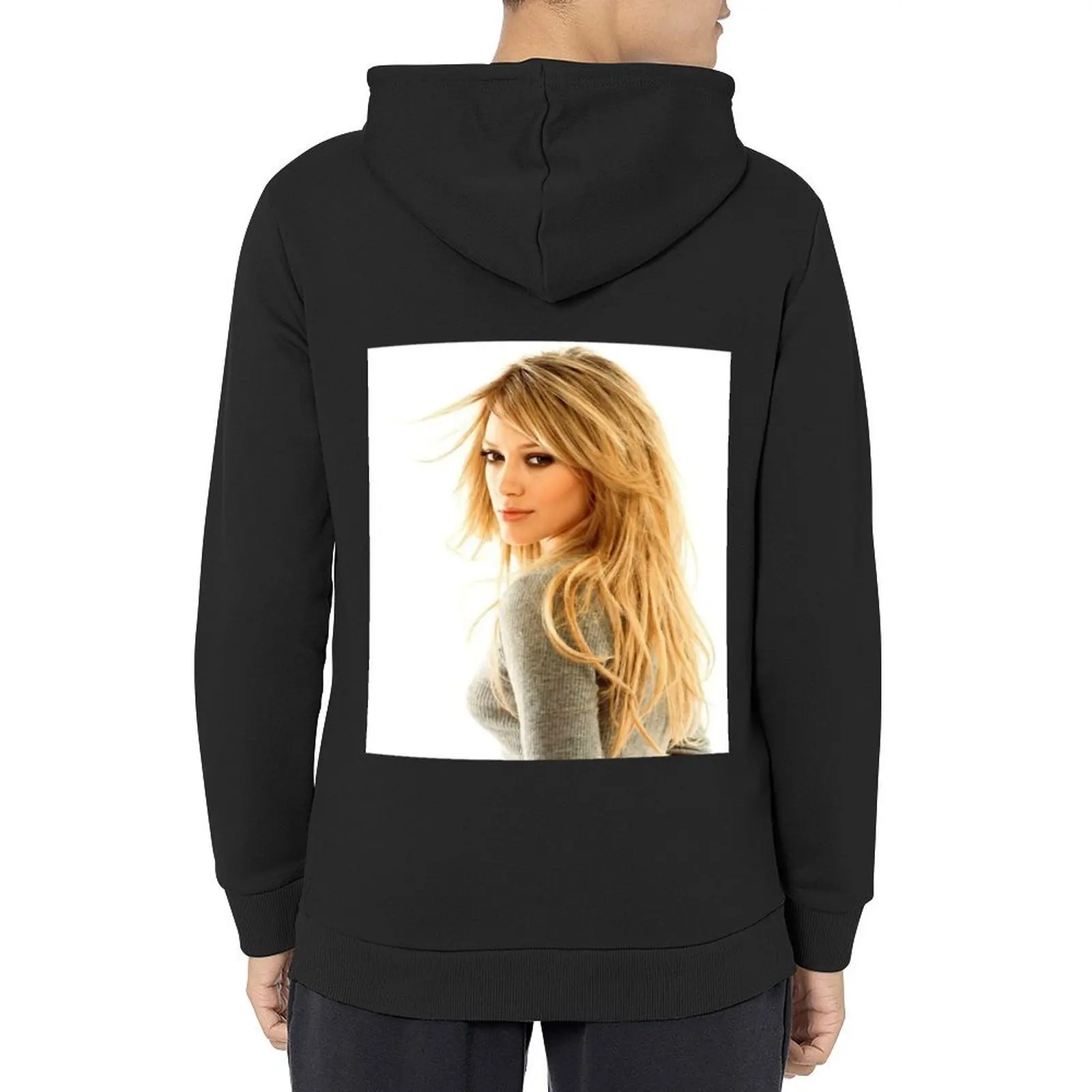 

Hilary Duff Hoodie anime clothing korean style clothes autumn jacket men hooded shirt anime hoodie