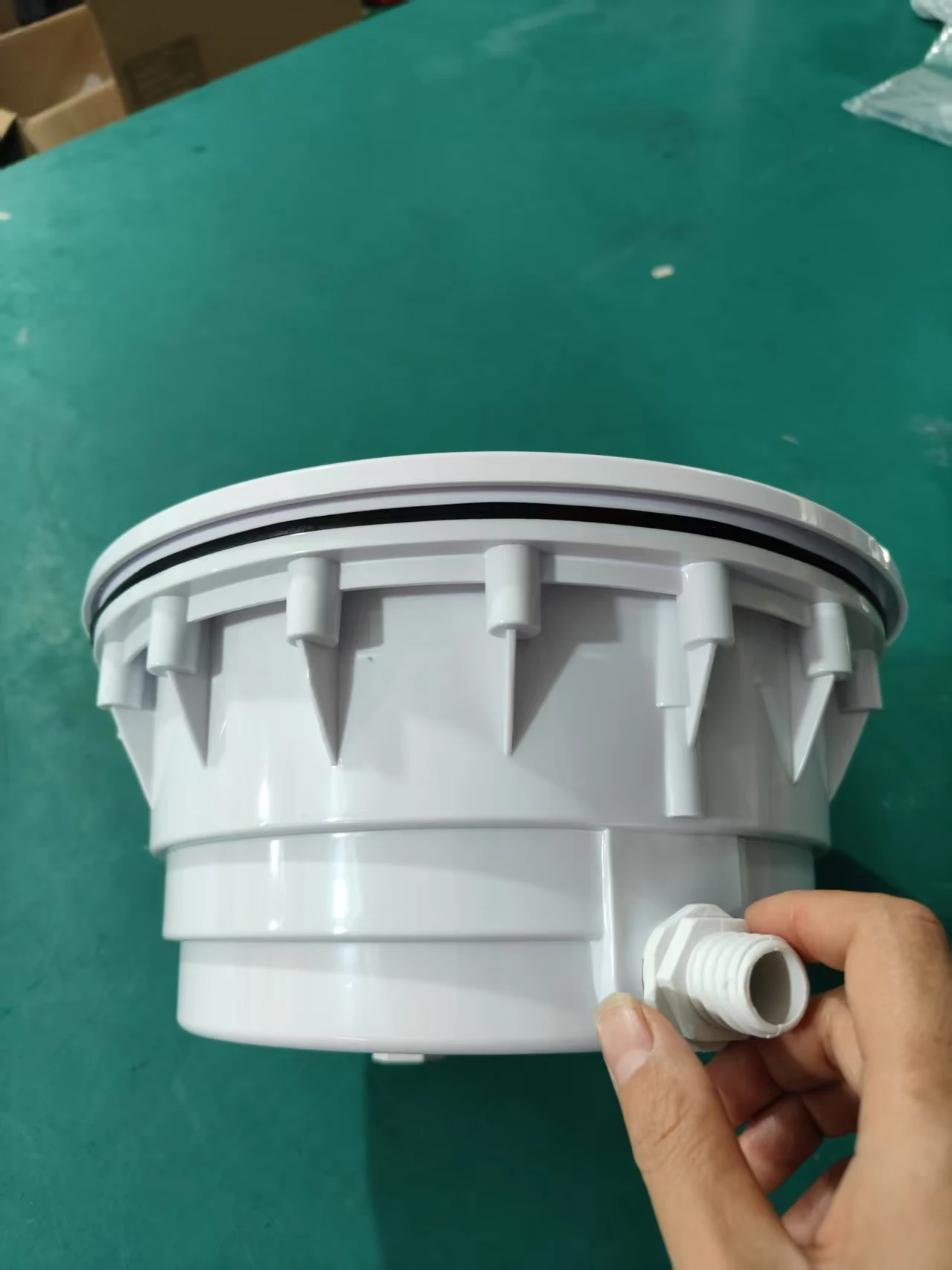 Plastic Waterproof IP68 12v Par56 Niche Lamp Housing Led Swimming Pool Light for Astral Replacement PAR56 Led Lamp Niche Housing