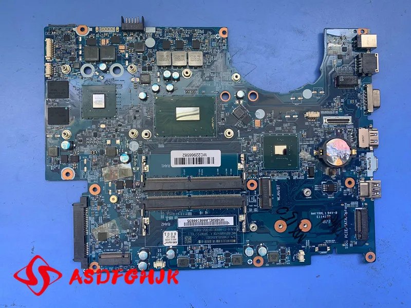 

6-71-N85L0-DE2 FOR CLEVO N850EL laptop Motherboard WITH I7-8750H AND MX150 Test OK Free Shipping