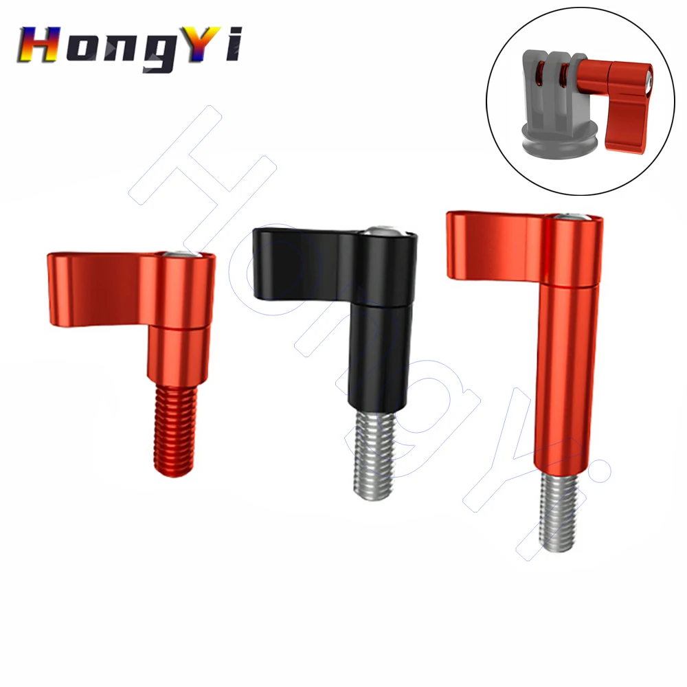 Thumb Screws M5 Aluminum Alloy L Shape Screw P=0.8mm Adjustable Handle Knob Tighten Bolts for DSLR SLR Action Camera Accessories