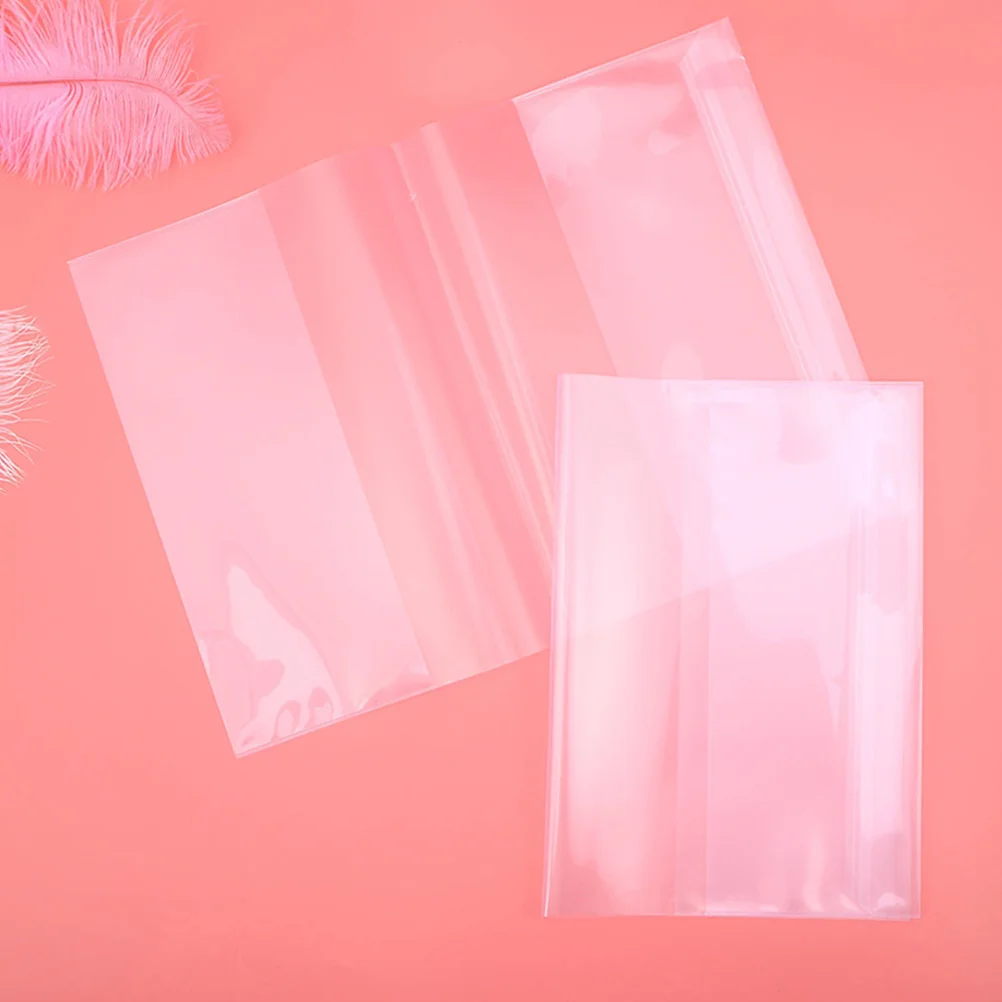 

30 Pcs Book Cover Transparent Waterproof Plastic Case Full Set Film Protective Pack 22K 16K A4 OPP Reusable Textbook Cover