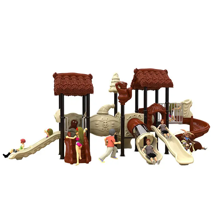 Garden Outside Slide Amusement Commercial Kids Outdoor Playground Equipment for Children